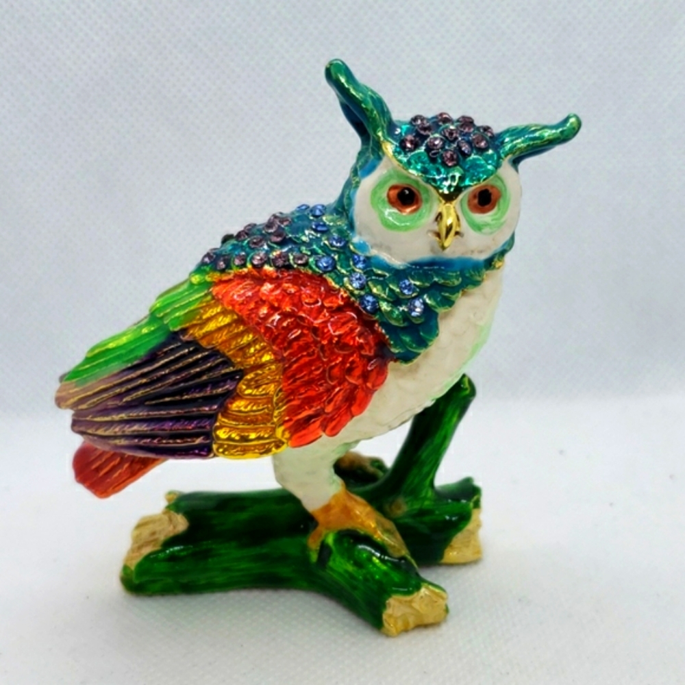 🦉Creature Couture Owl Trinket Box